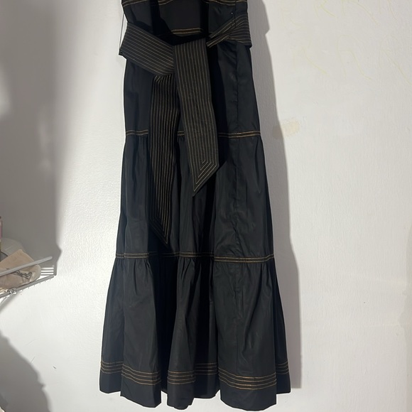 Veronica Beard Austyn Midi Black Sleeveless Dress XL - Picture 7 of 9